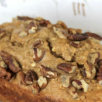 butter pecan loaf, fat to fit, healthy eating, high protein breakfast, metabolism, calories
